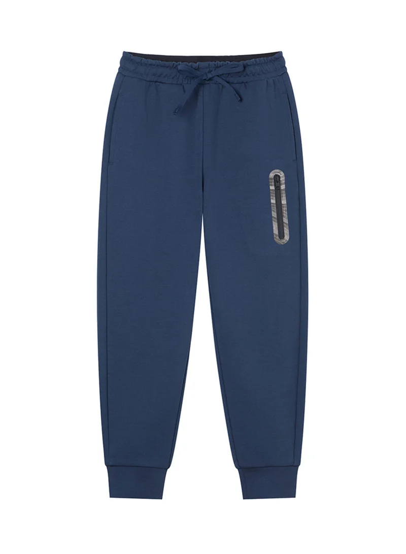 GIORDANO  Kid's Regular Taper Stretch Interlock Jogger with Elastic Waist  | Best Price UAE